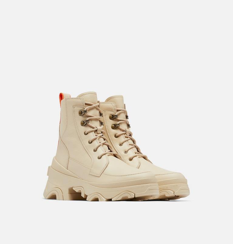 Women's Brex Boot Lace, Color: Bleached Ceramic, Optimized Orange, image 2