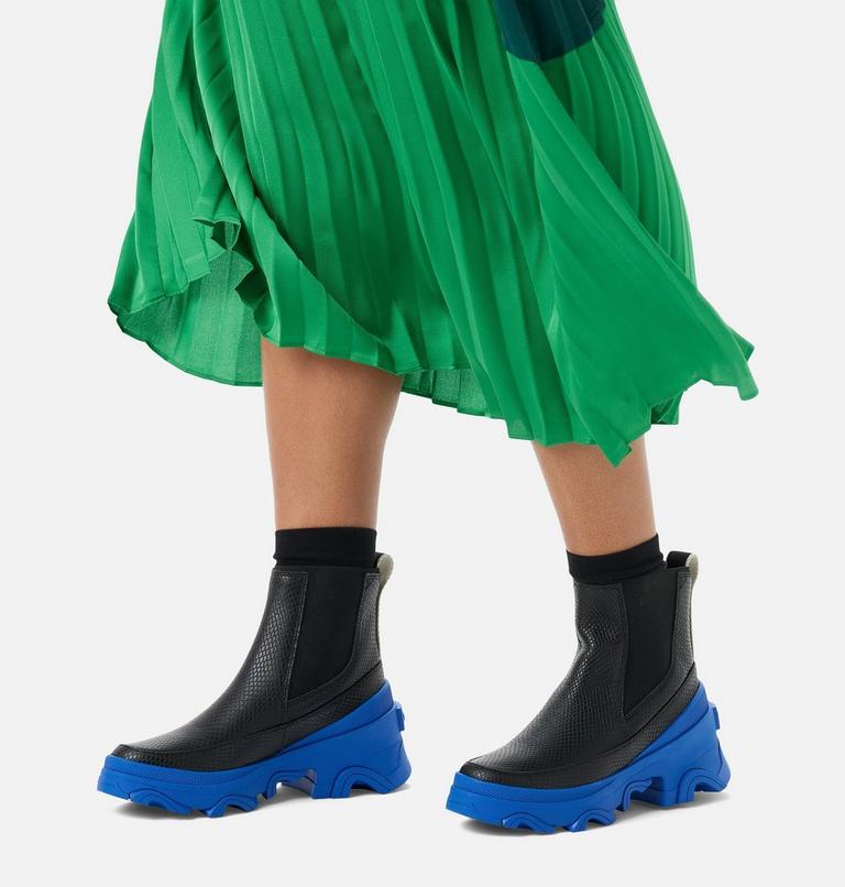 Botte Brex Chelsea pour femme, Color: Black, Cobalt Blue, image 7