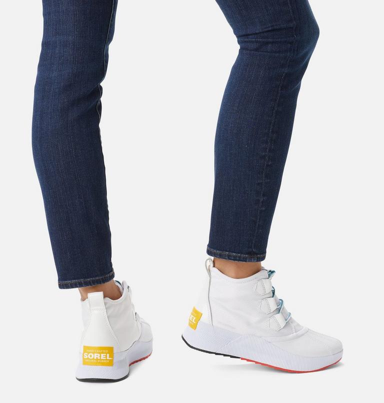 OUT N ABOUT III Classic Women's Waterproof Boot, Color: White, Cyber Yellow, image 8
