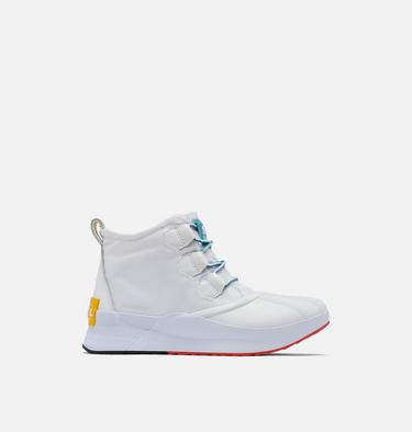 OUT N ABOUT III Classic Women's Waterproof Boot, Color: White, Cyber Yellow, image 9