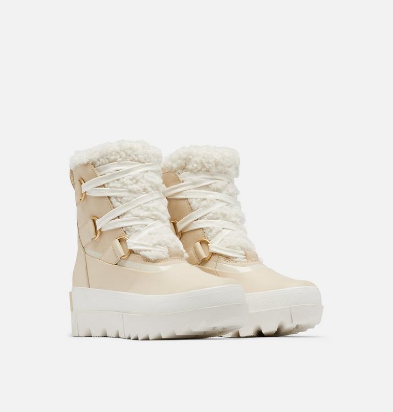 Women's Joan of Arctic Next Lite Shearling Winter Boot, Color: Bleached Ceramic, Sea Salt, image 2
