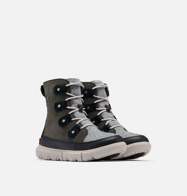 Botte d'Hiver SOREL Explorer II Joan Femme, Color: Jet, Vapor, image 14