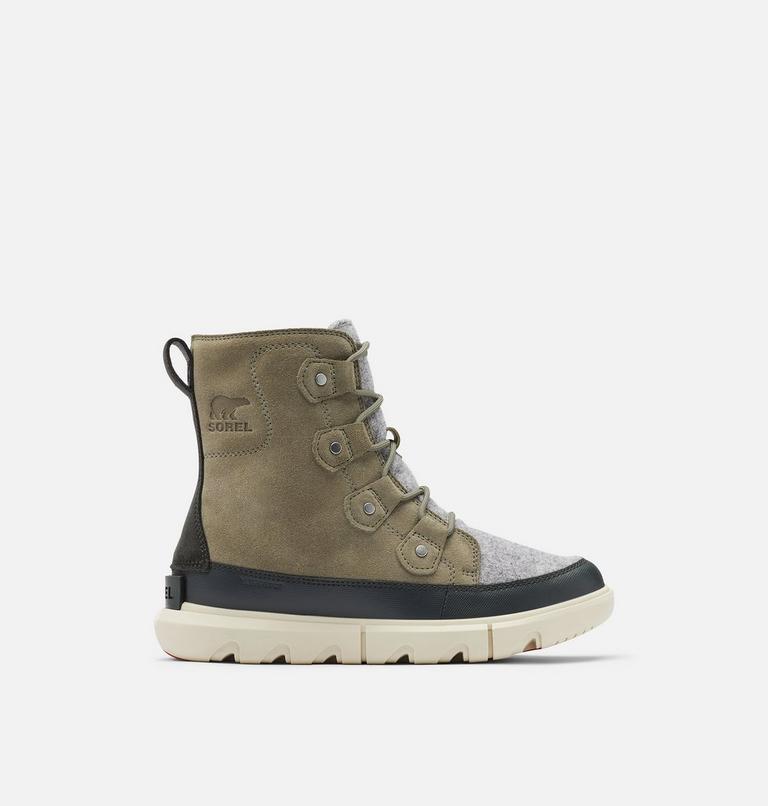 SOREL EXPLORER II JOAN FELT WP | 365 | 6.5, Color: Sage, Fawn, image 1