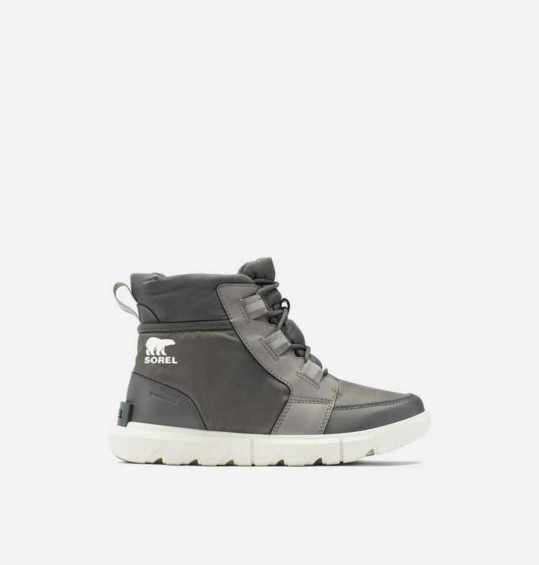 Women's SOREL Explorer II Carnival Sport Sneaker Boot, Color: Quarry, Sea Salt, image 1