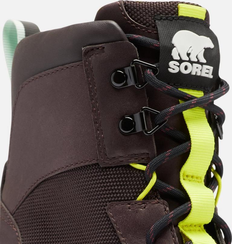 Women's Brex Heel Lace Bootie, Color: New Cinder, Sea Sprite, image 9