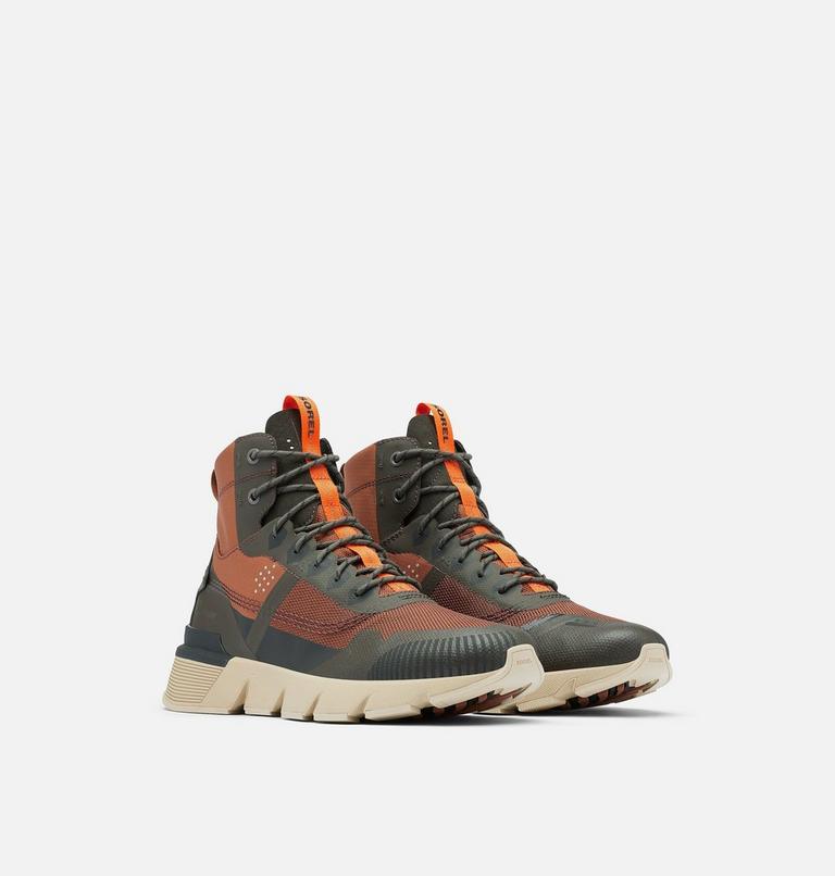 Men's Kinetic Rush Mid Sneaker, Color: Dark Amber, Buffalo, image 2