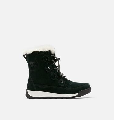 Kids' Whitney II Joan Lace Winter Boot, Color: Black, Fawn, image 1