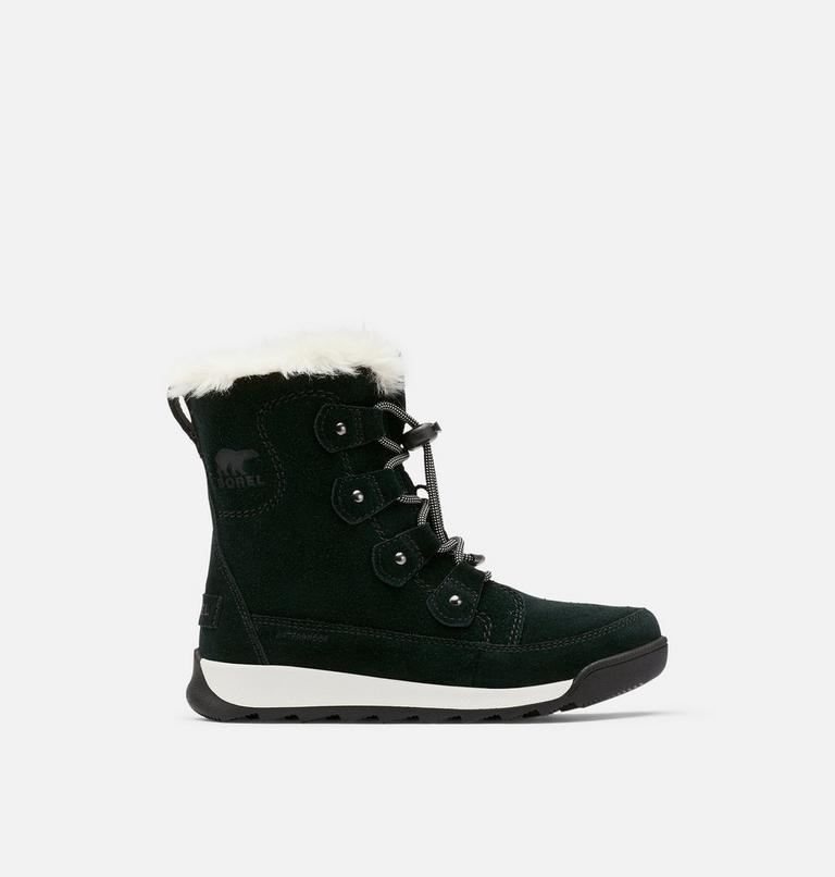 Kids' Whitney II Joan Lace Winter Boot, Color: Black, Fawn, image 1