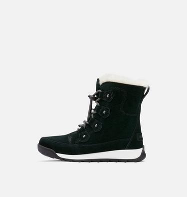 Kids' Whitney II Joan Lace Winter Boot, Color: Black, Fawn, image 4