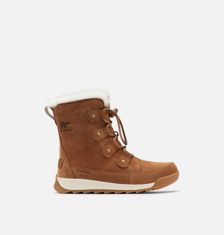 Kids' Whitney II Joan Lace Winter Boot, Color: Velvet Tan, Chalk, image 1