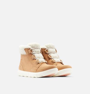 Botte en Peau de Mouton Sorel Explorer II Carnival Cozy Femme, Color: Canoe, Sea Salt, image 6