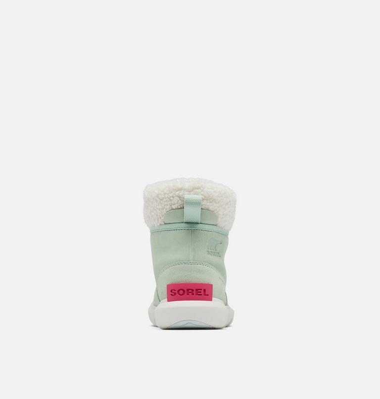 Women's Sorel Explorer II Carnival Cozy Shearling Boot, Color: Sea Sprite, Sea Salt, image 3