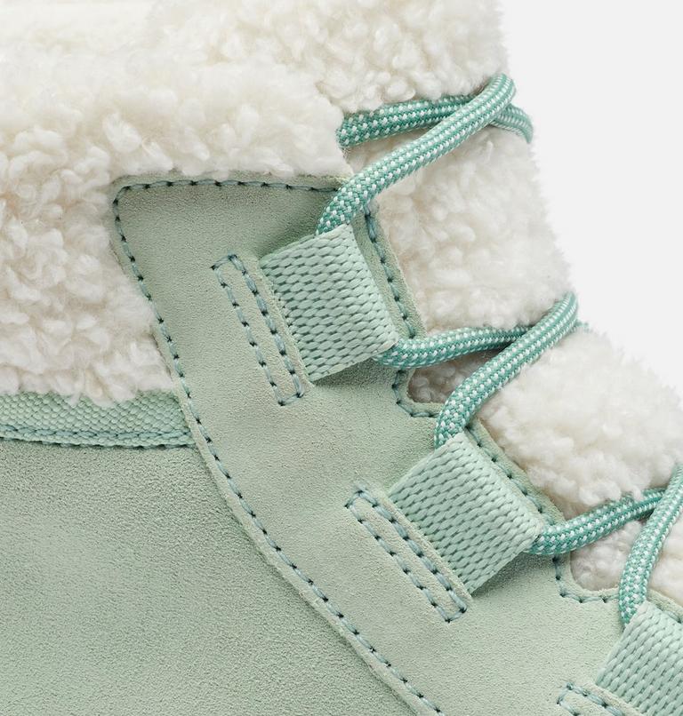 Women's Sorel Explorer II Carnival Cozy Shearling Boot, Color: Sea Sprite, Sea Salt, image 9