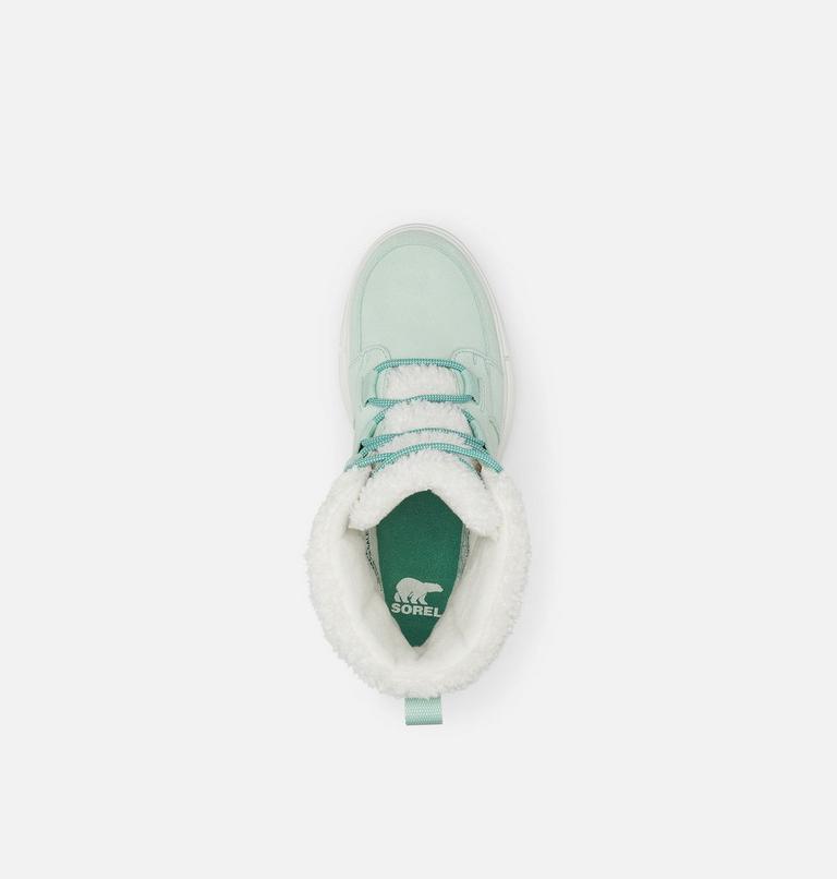 Women's Sorel Explorer II Carnival Cozy Shearling Boot, Color: Sea Sprite, Sea Salt, image 5