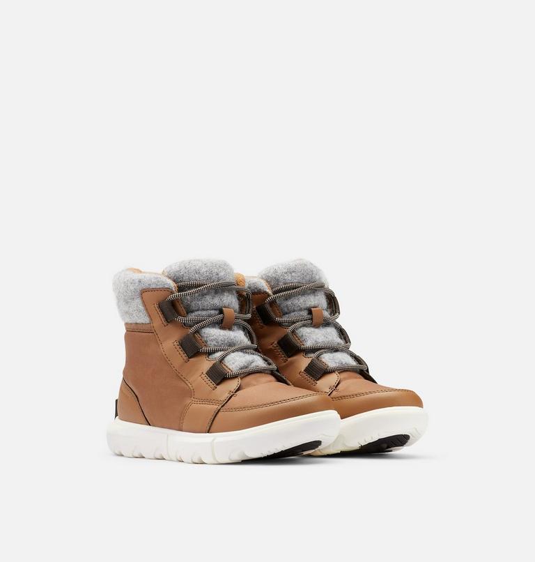 Women's Sorel Explorer II Carnival Felt Boot, Color: Velvet Tan, Blackened Brown, image 2