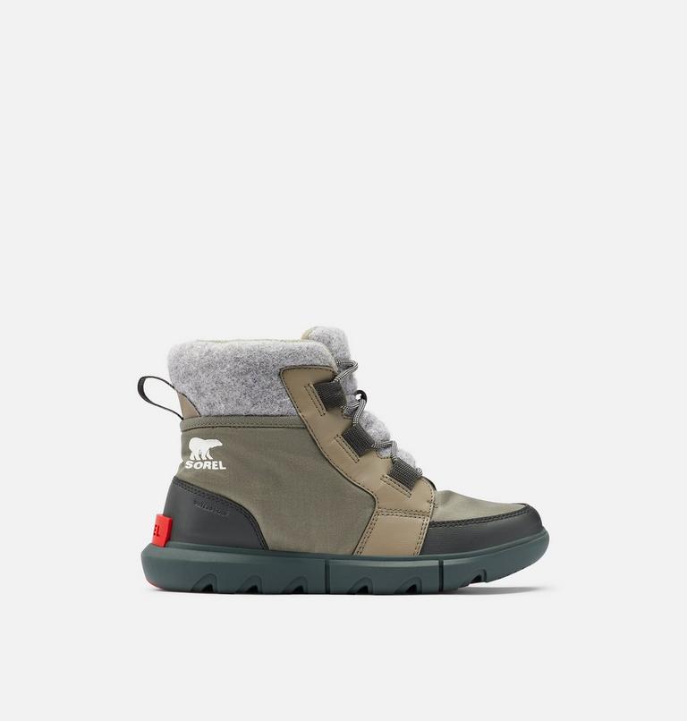 Women's Sorel Explorer II Carnival Felt Boot, Color: Sage, Dark Stone, image 1