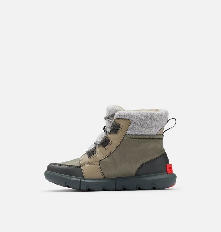 Women's Sorel Explorer II Carnival Felt Boot, Color: Sage, Dark Stone, image 4