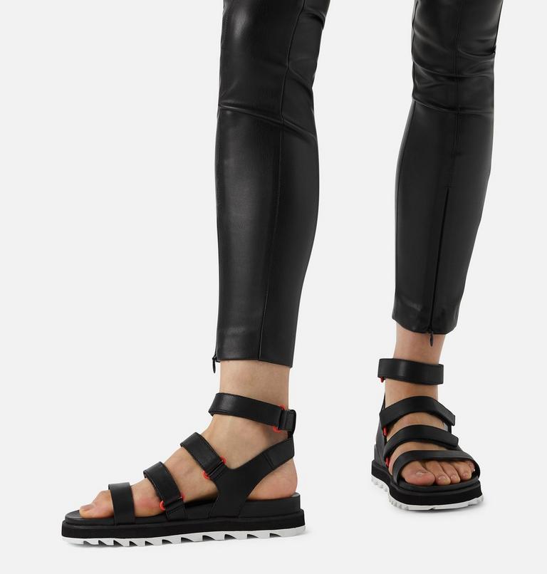 Women's Roaming Multi Strap Sandal, Color: Black, image 7