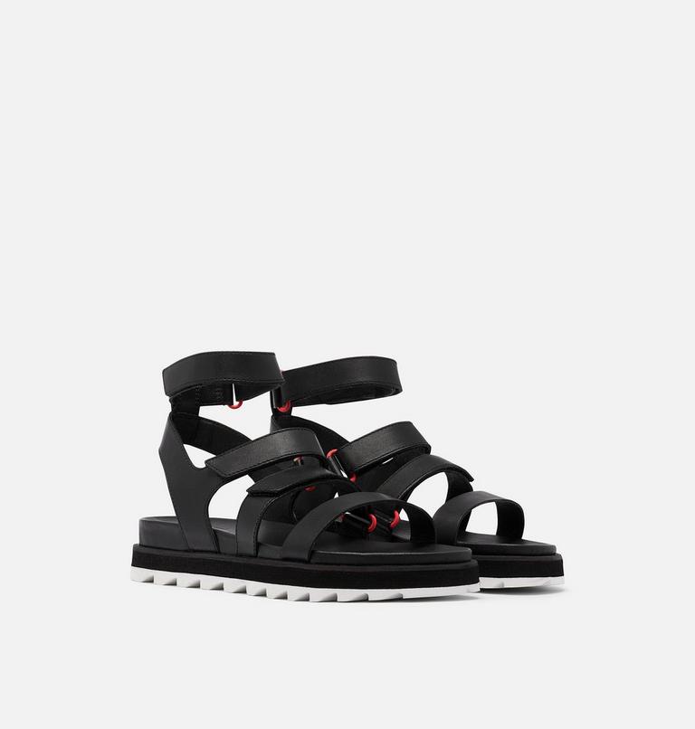 Women's Roaming Multi Strap Sandal, Color: Black, image 2