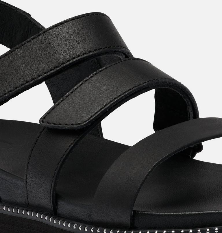 Women's Roaming Multi Strap Sandal, Color: Black, Sea Salt, image 7