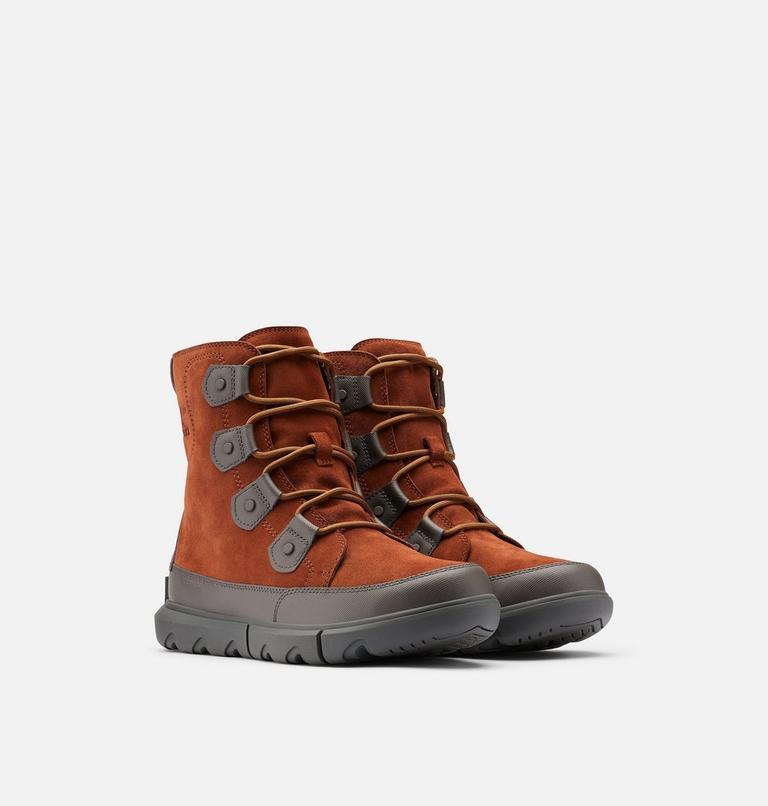 SOREL EXPLORER BOOT WP | 242 | 12, Color: Dark Amber, Buffalo, image 2