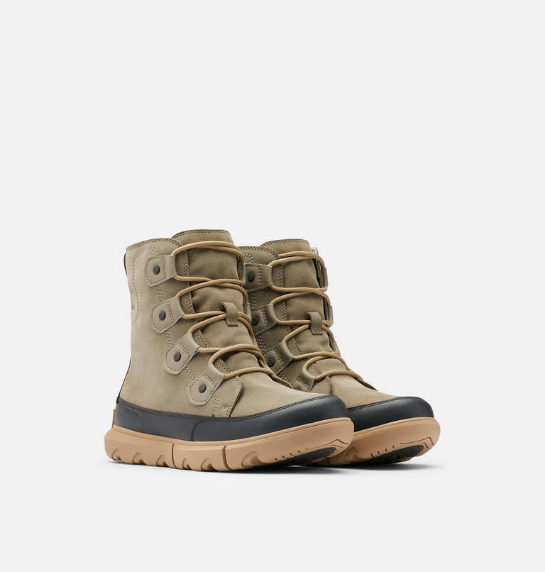 SOREL EXPLORER BOOT WP | 365 | 14, Color: Sage, Dark Moss, image 2