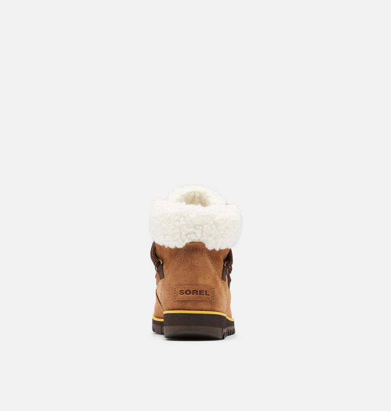 Women's Harlow Lace Cozy Bootie, Color: Velvet Tan, Blackened Brown, image 3