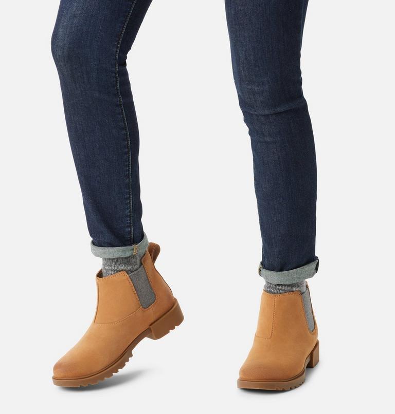 Women's Emelie II Chelsea Bootie, Color: Tawny Buff, Gum 10, image 8