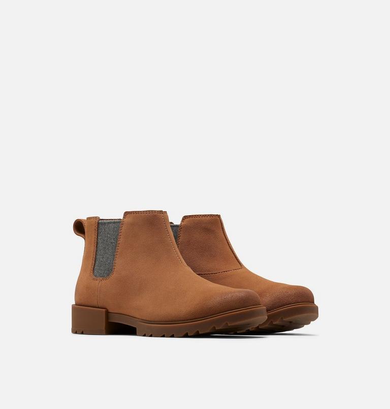Women's Emelie II Chelsea Bootie, Color: Tawny Buff, Gum 10, image 2
