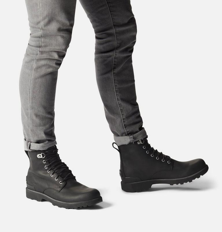 Men's Caribou Six Waterproof Boot, Color: Black, Black, image 7