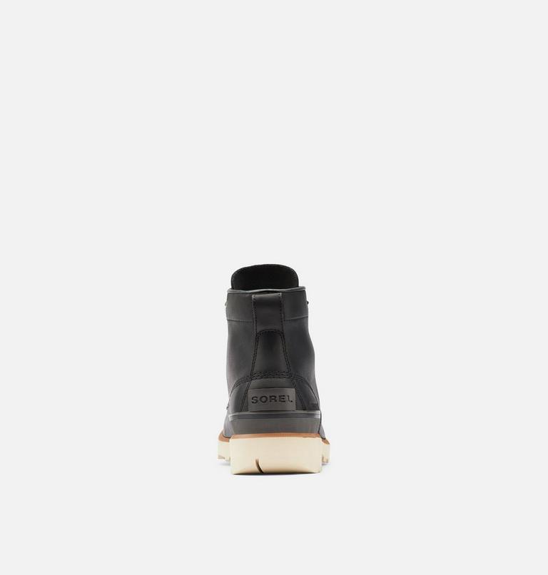 Men's Caribou Moc Boot, Color: Black, Oatmeal, image 3
