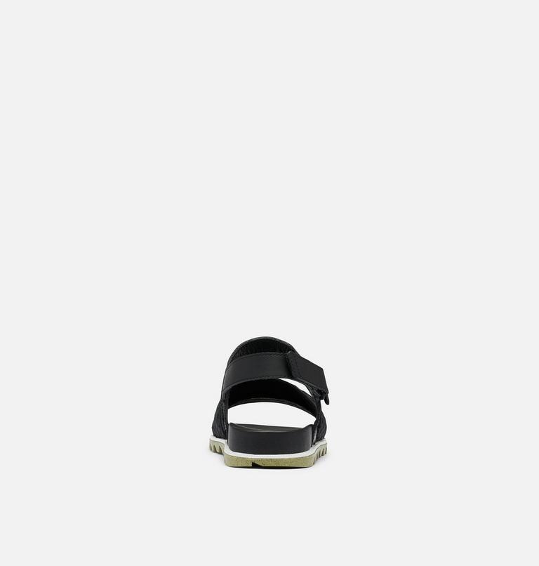 Women's Roaming Decon Slingback Flat Sandal, Color: Black, Olive Shade, image 3