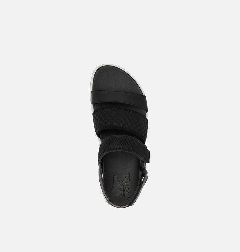 Women's Roaming Decon Slingback Flat Sandal, Color: Black, Olive Shade, image 5