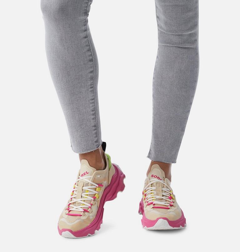 Chaussure de sport &agrave; lacets Kinetic Breakthru Tech pour femme, Color: Bleached Ceramic, Fuchsia Fizz, image 7