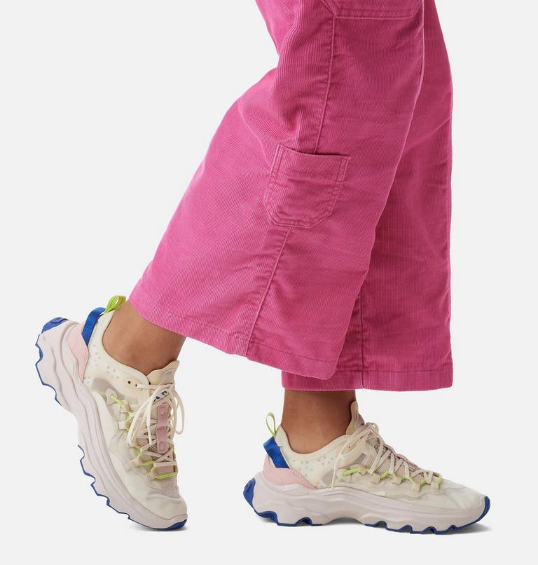 Women's Kinetic Breakthru Tech Lace Sneaker, Color: Chalk, Cobalt Blue, image 7