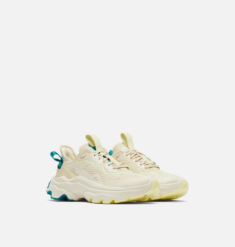 Women's Kinetic Breakthru Day Lace Sneaker, Color: Bleached Ceramic, White, image 2