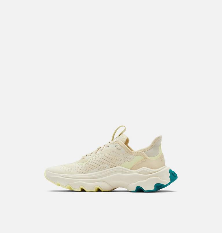 Women's Kinetic Breakthru Day Lace Sneaker, Color: Bleached Ceramic, White, image 4