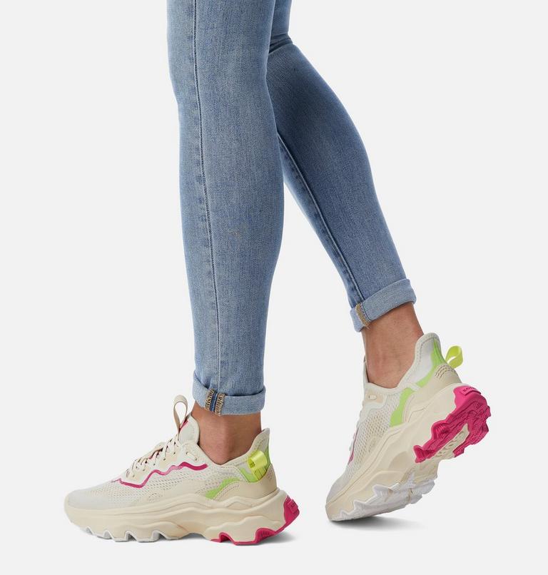 Women's Kinetic Breakthru Day Lace Sneaker, Color: Chalk, Fuchsia Fizz, image 7