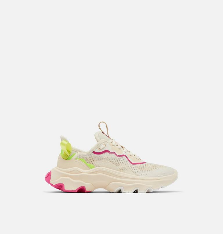Women's Kinetic Breakthru Day Lace Sneaker, Color: Chalk, Fuchsia Fizz, image 1
