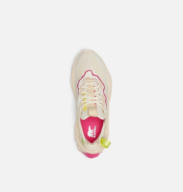 Women's Kinetic Breakthru Day Lace Sneaker, Color: Chalk, Fuchsia Fizz, image 5