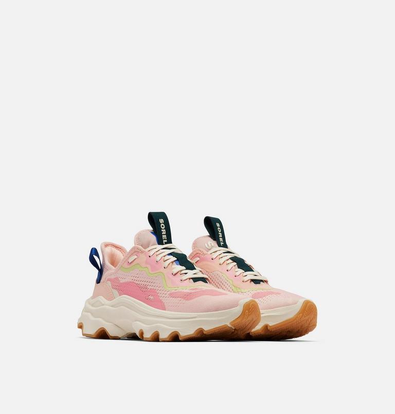 Women's Kinetic Breakthru Day Lace Sneaker, Color: Vintage Pink, Bleached Ceramic, image 2