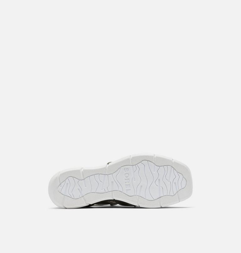 Women's Joanie III Lace-Up Wedge Sandal, Color: Chrome Grey, White, image 6