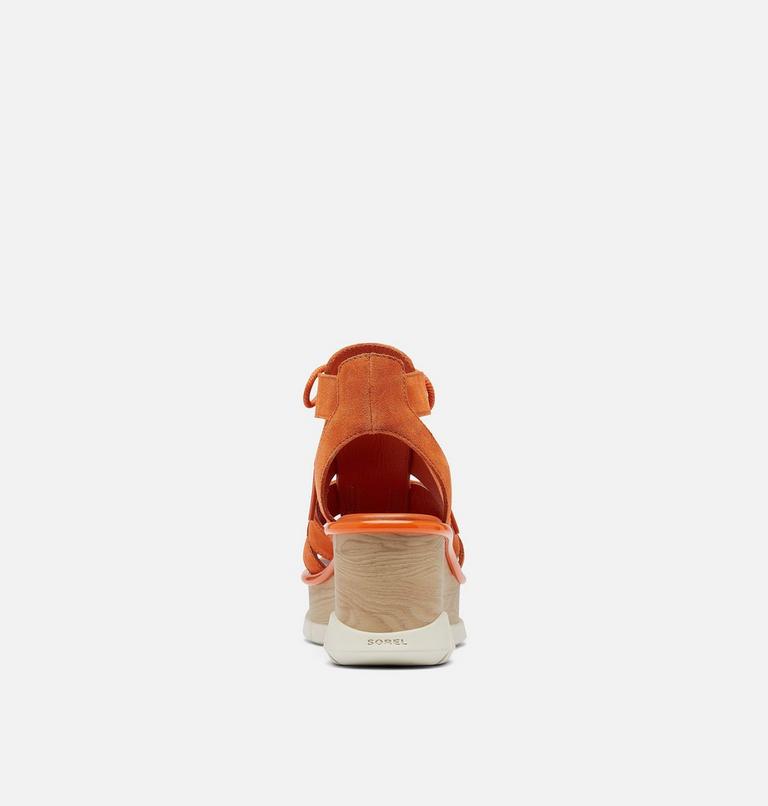 Women's Joanie III Lace-Up Wedge Sandal, Color: Desert Sun, Chalk, image 3