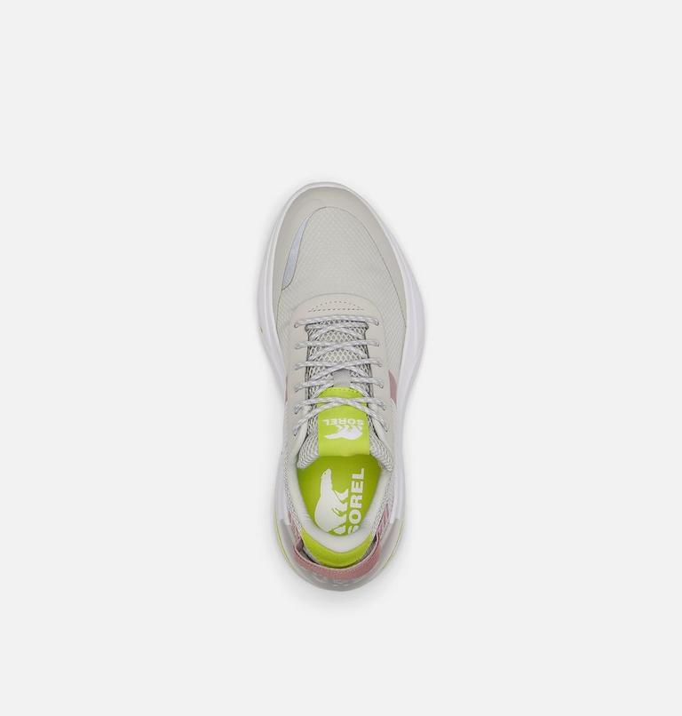 Women's Explorer Blitz Leisure Lace Sneaker, Color: Moonstone, White, image 5