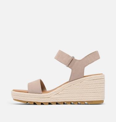 CAMERON Women's Wedge Sandal, Color: Crushed Clay, Gum 17, image 4