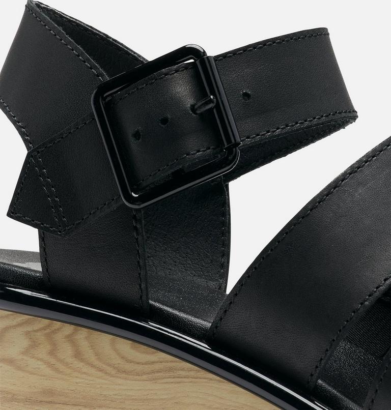 Women's Joanie III Ankle Strap Wedge Sandal, Color: Black, Black, image 6