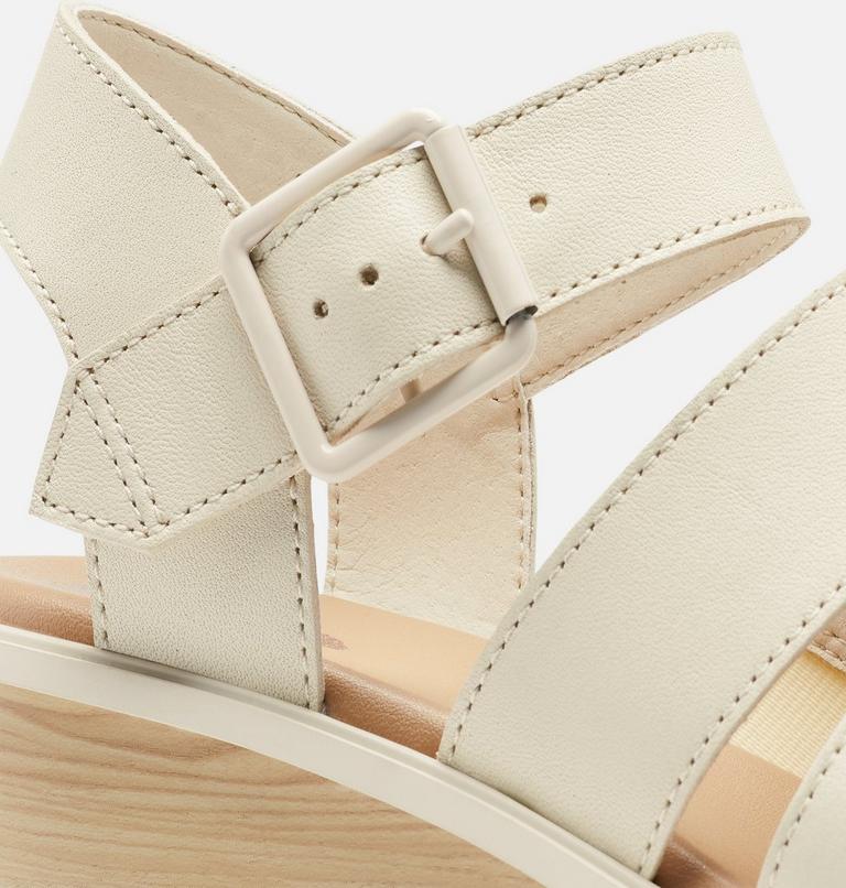 Women's Joanie III Ankle Strap Wedge Sandal, Color: Chalk, Gum 17, image 7