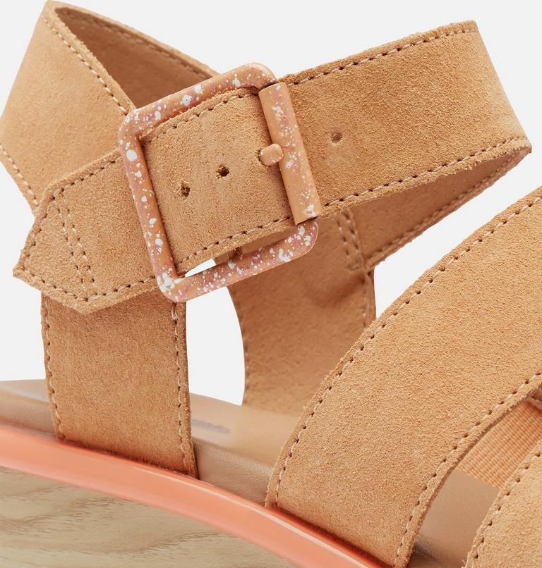 JOANIE III ANKLE STRAP | 877 | 10, Color: Faded Spark, White, image 7