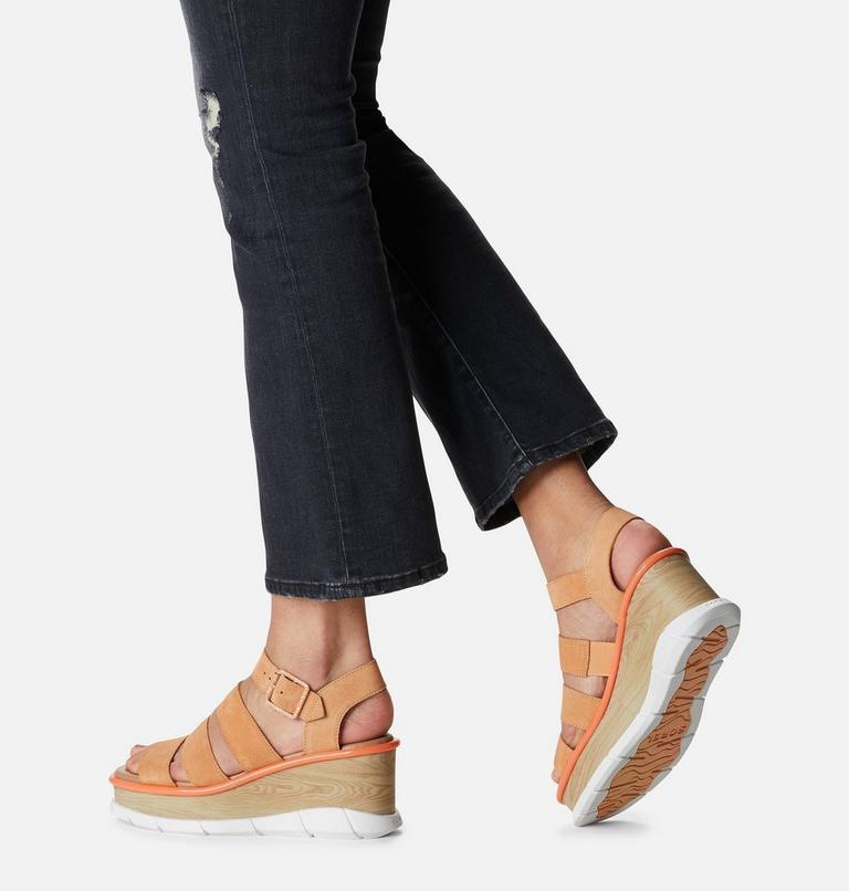 JOANIE III ANKLE STRAP | 877 | 10, Color: Faded Spark, White, image 8