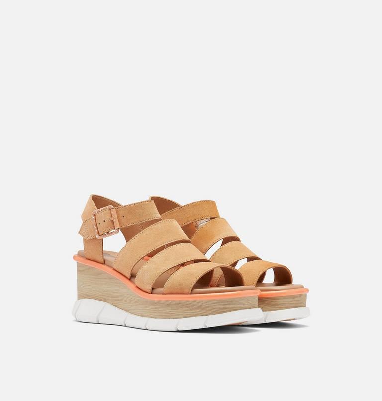 JOANIE III ANKLE STRAP | 877 | 10, Color: Faded Spark, White, image 2